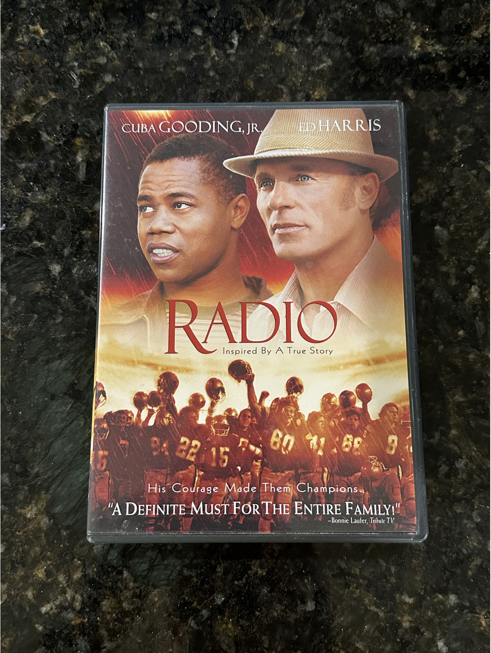 Radio DVD Movie Featuring Cuba Gooding Jr. and Ed Harris